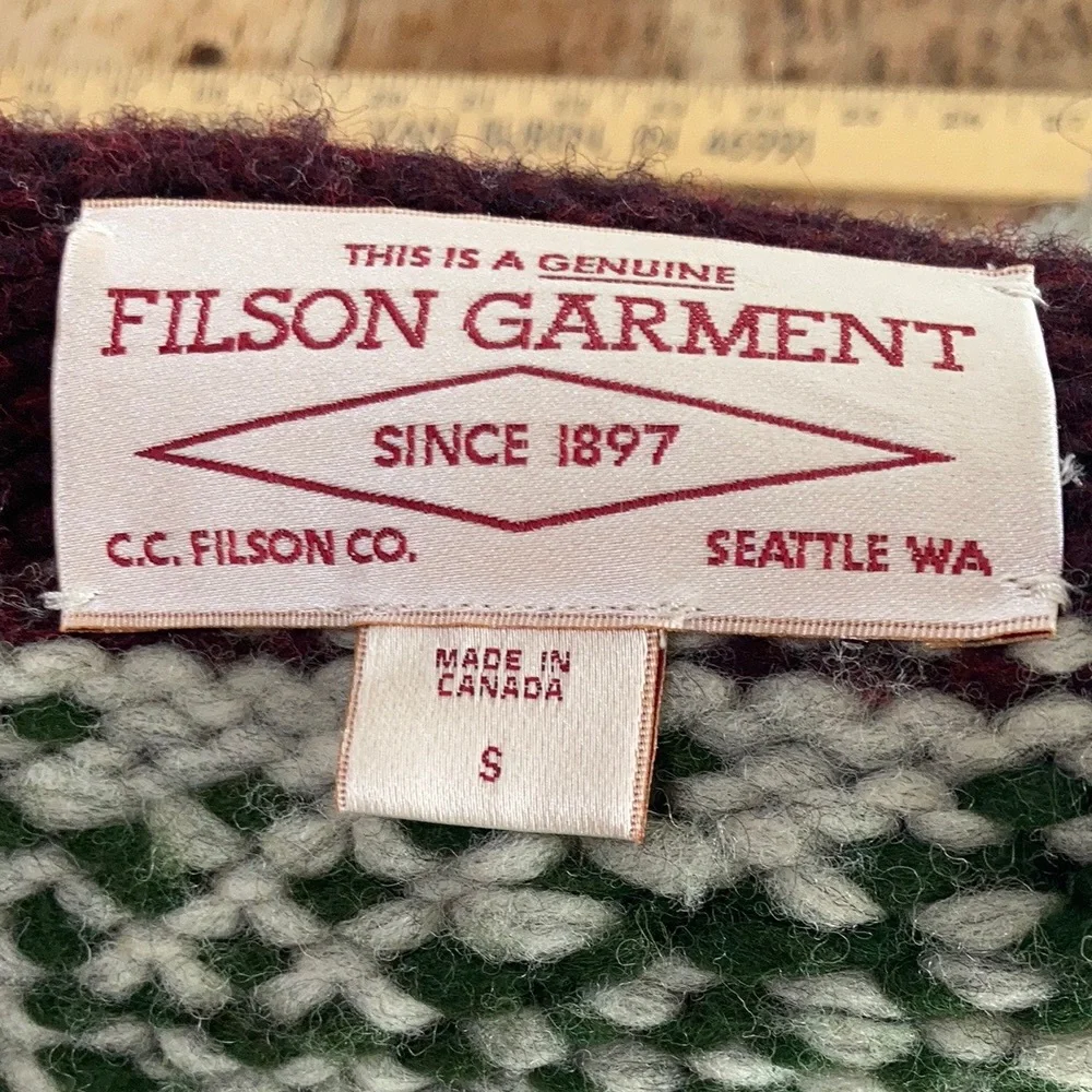 Filson Cowichan Sweater Rare and Limited Edition - Picture 14 of 16